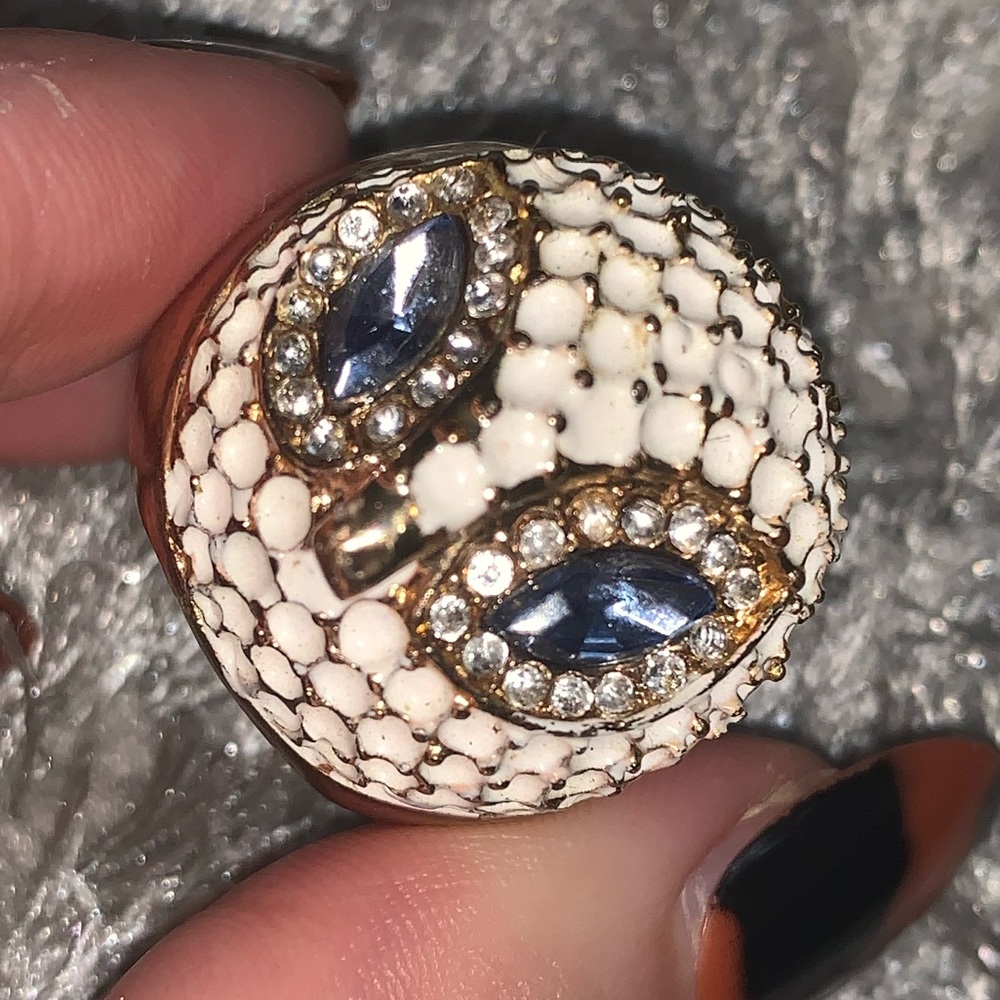 Owl jewel ring